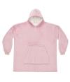 BH100 Oversized hooded Blanket Blush Pink colour image